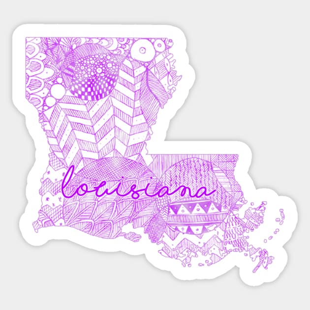 Louisiana Sticker by ally1021